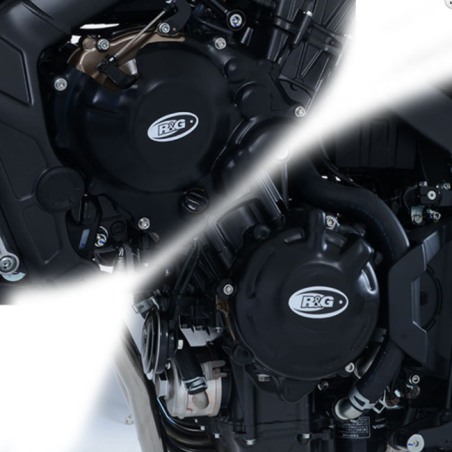 R&G KEC0121BK Kit 2 pezzi protezioni motore Honda CBR650F/CB650F/CB650R/CFR650R