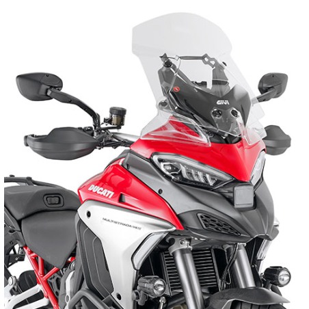 Givi D7413ST Cupolino per Ducati Multistrada V4 Trasparente 8 cm più altro dell'originale