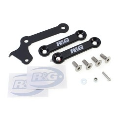 R&G BLP0038BK Placchette copri fori poggiapiedi posteriori Aprilia RS/RSV4/V4