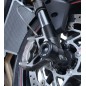 R&G FP0198BK Protezioni perno forcella Triumph Street triple 765 RS/R/S