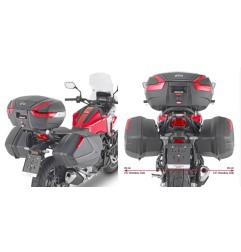 Givi PLX1192 Telaietti valigie laterali Honda NC750X dal 2021 Monokey Side