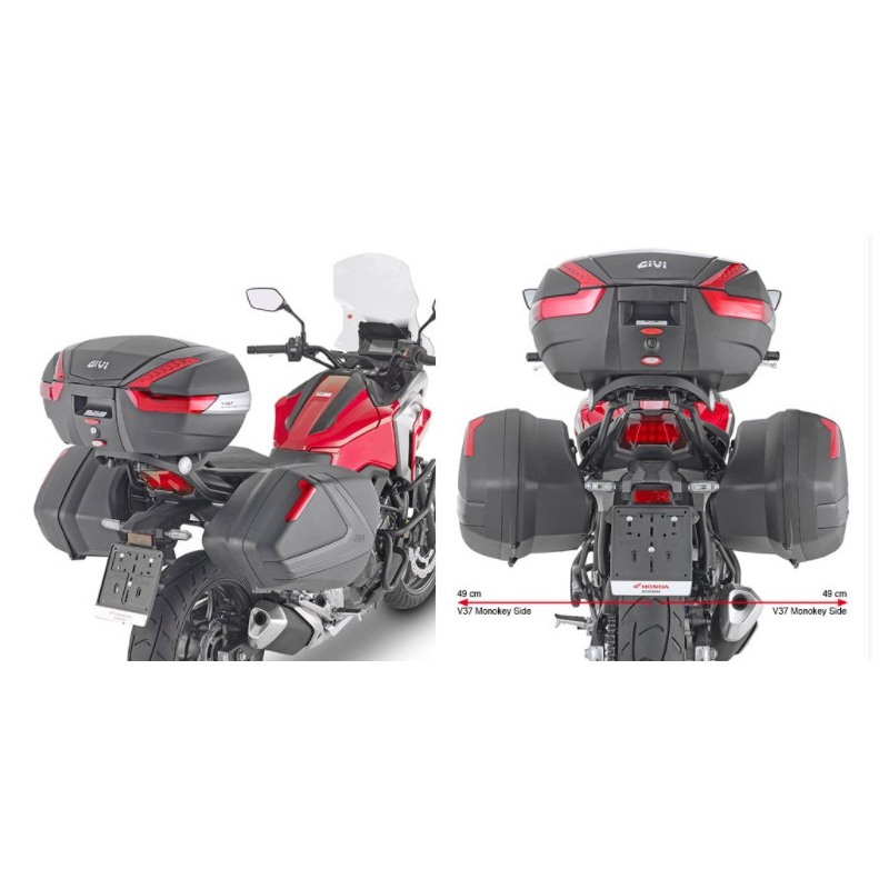 Givi PLX1192 Telaietti valigie laterali Honda NC750X dal 2021 Monokey Side 