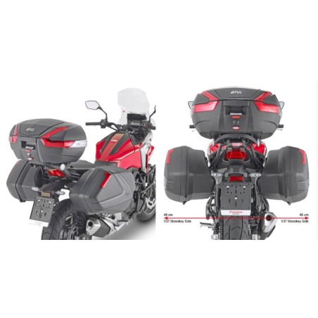 Givi PLX1192 Telaietti valigie laterali Honda NC750X dal 2021 Monokey Side 