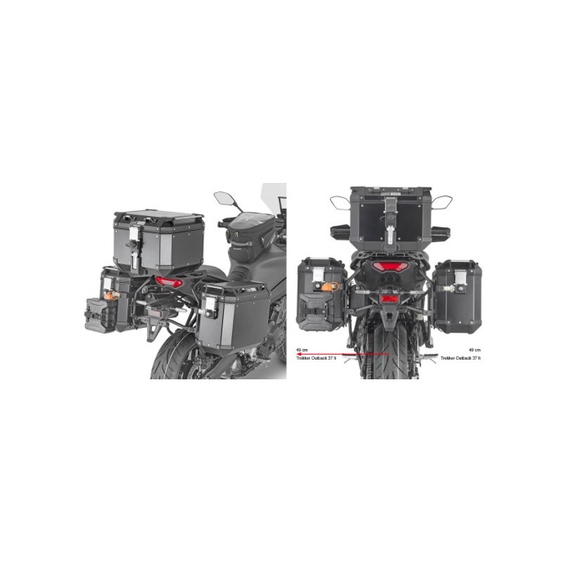 Givi PLO2159CAM Telai portavaligie CamSide per Yamaha Tracer 9 dal 2021