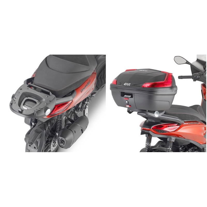 Givi SR5616 Portapacchi posteriore bauletto per Piaggio Beverly 300 HPE dal 2021