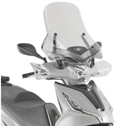 Kappa 6114DTK Parabrezza su attacchi originali per Kymco Agility 300 R16 