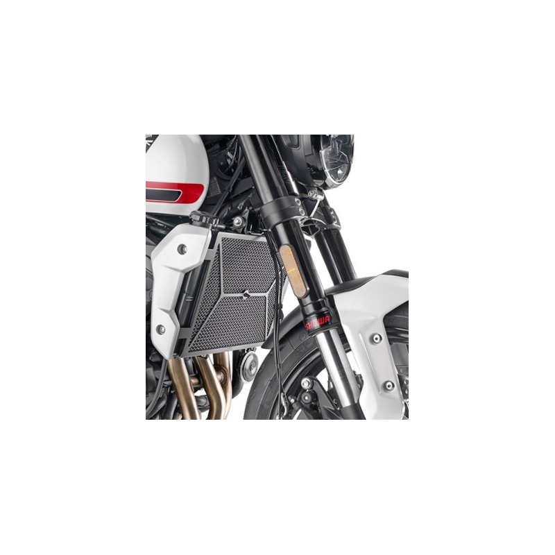 Kappa KPR6419 Protezione radiatore Triumph Trident 660 2021 Acciaio Inox Nero