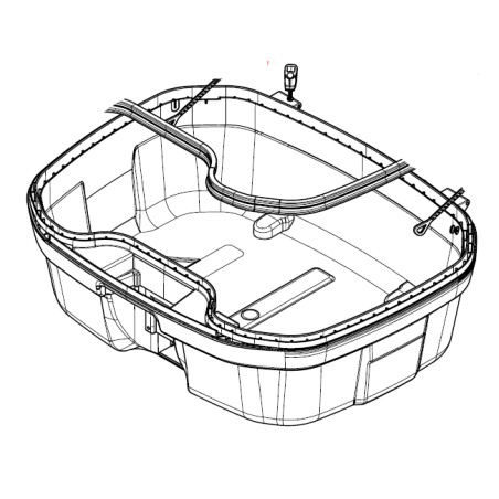 Givi Z2282FNM fondo montato valigia laterale Trekker II TRK35