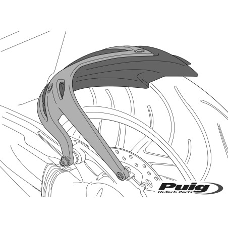 Puig 20575C Parafanghi posteriori Honda Forza X-ADV 750 2021 Carbon Look