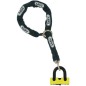 ABUS Granit Power XS67 KS 120 Black Loop Catena con lucchetto blocca disco o corona