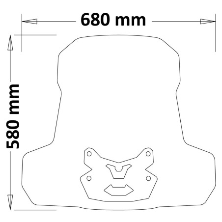 Isotta A/848 Attacco parabrezza SC4216 CPX Super Soco 2020