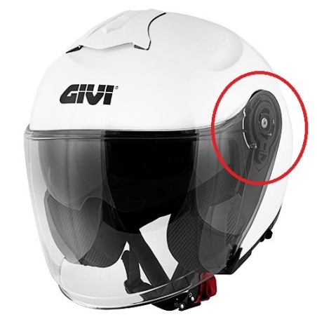 Givi Z2615R coppia meccanismi visiera casco X.22 Planet