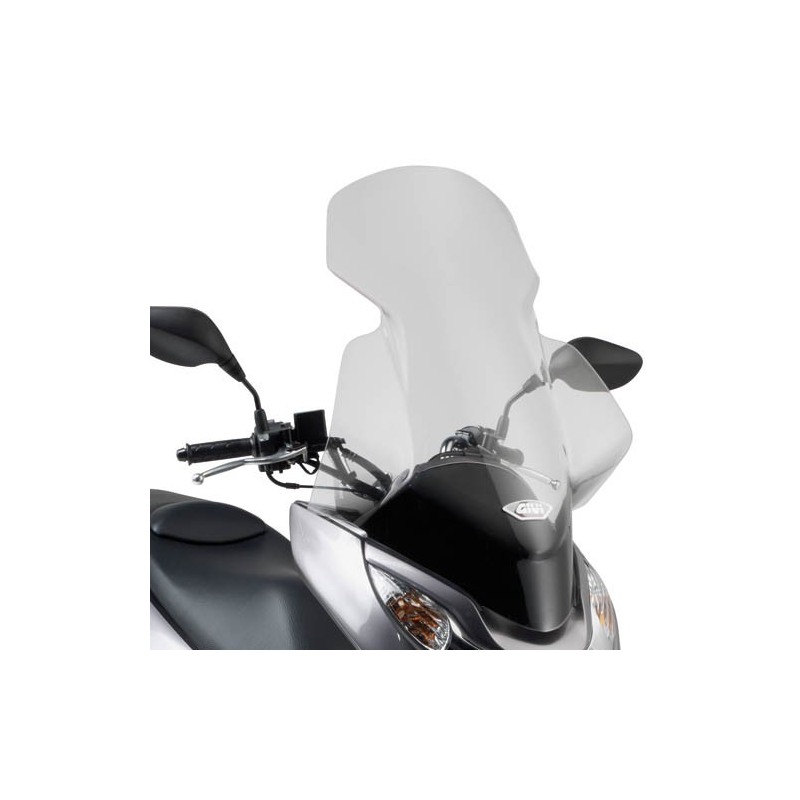 GIVI SCHERMO PCX CON PARAMANI 82 x 58 cm (H x L) da abbinare agli attacchi D323KIT (41 cm più alto dell'originale) Cod. 323DT