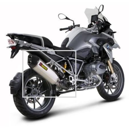 Akrapovic scarico per Bmw R1200GS 13 titanio cod. S-B12SO10-HAAT