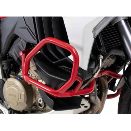 Hepco Becker 5017614 00 04 Paramotore tubolare Ducati Multistrada V4 /S/S Sport ROSSO