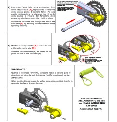 Push&Block WL-H01 Blocca corona ruota Honda CRF1000L Africa Twin