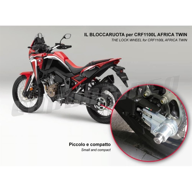 Push&Block WL-H05 antifurto blocca ruota Honda CRF1100L Africa Twin/Transalp 750