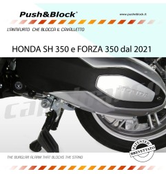 Push&Block H10 Antifurto blocca cavalletto Honda SH350 / Forza 350 / ADV350