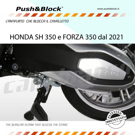 Push&Block H10 Antifurto blocca cavalletto Honda SH350 / Forza 350 / ADV350
