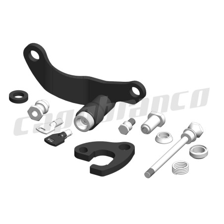 Push&Block P11 Antifurto Meccanico Blocca Cavalletto Per Aprilia Scarabeo E Piaggio Liberty