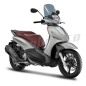 Push&Block P09 Antifurto blocca cavalletto Piaggio Beverly dal 2016 al 2021