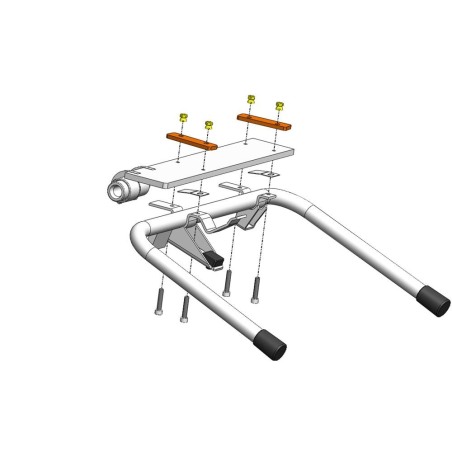 Push&Block P04 antifurto blocca cavalletto Piaggio Vespa PX / LML Star