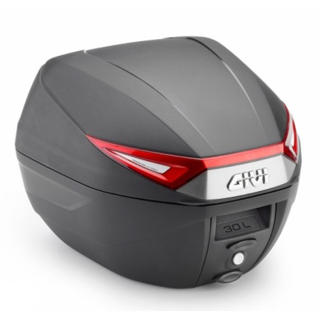 Givi C30 Bauletto Monolock 30 litri Catadiottri Rossi