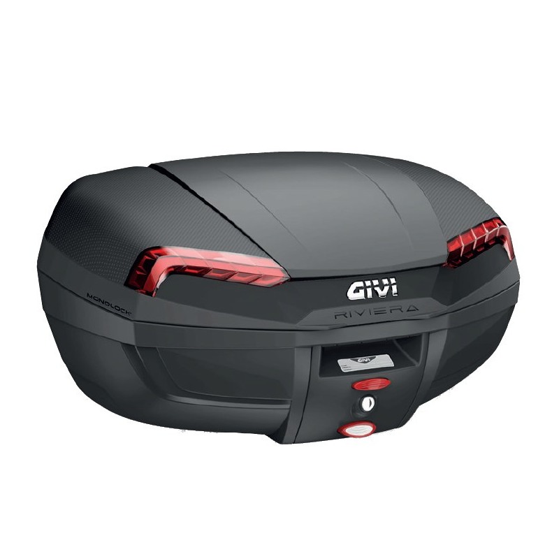 Givi E46 Riviera bauletto Monolock 46 litri Catarifrangenti rossi