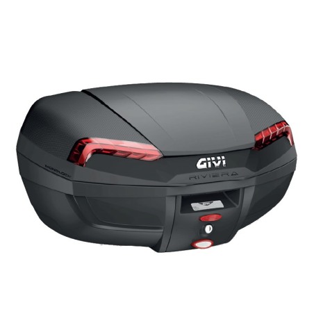 Givi E46 Riviera bauletto Monolock 46 litri Catarifrangenti rossi