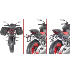 Givi TR6709 Telaietti laterali Remove-X sgancio rapido Aprilia Tuono e RS 660 2021