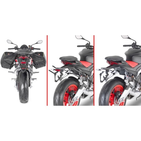 Givi TR6709 Telaietti laterali Remove-X sgancio rapido Aprilia Tuono e RS 660 2021