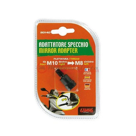 Lampa adattatore specchio M10 destro M8 sinistro cod. 90140