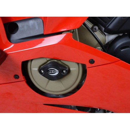 R&G ECS0126BK Protezione carter motore Ducati V4