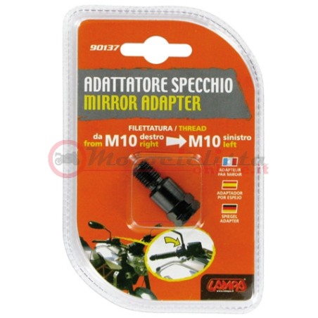 Lampa adattatore specchio moto M10 destro M10 sinistro cod. 90137