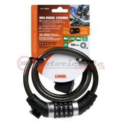 Lampa cavo antifurto NO-RIDE a combinazione cod. 90608