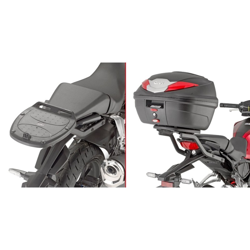 Kappa KR1169 attacco per montare bauletto monolock per Honda CB 125 R e CB 300 R dal 2018