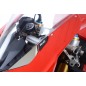 R&G MBP0032BK Placchette coprifori specchietti Ducati Panigale V4/V4S/V4R 2019-/V2 2020-