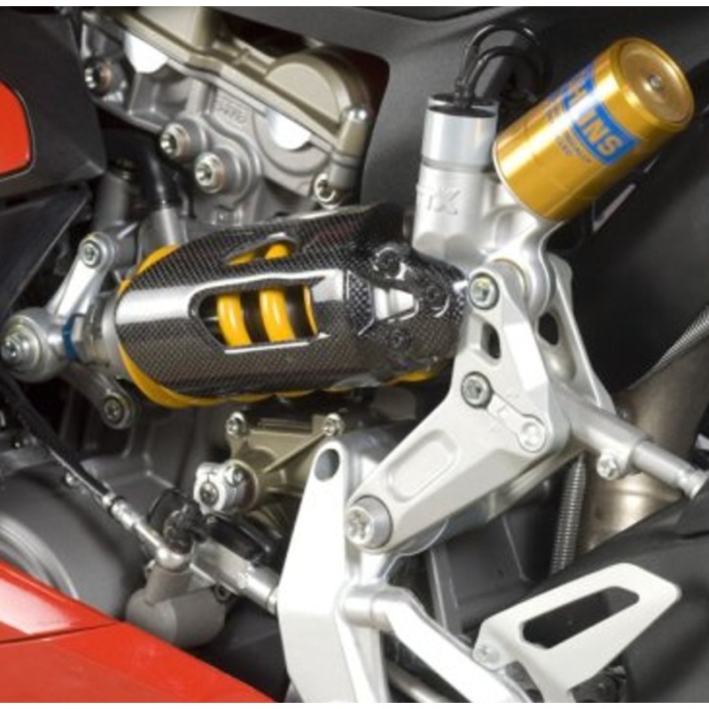 R&G SC0001C Protezione ammortizzatore in carbonio Ducati 899/959/1199/1299/V2 Panigale