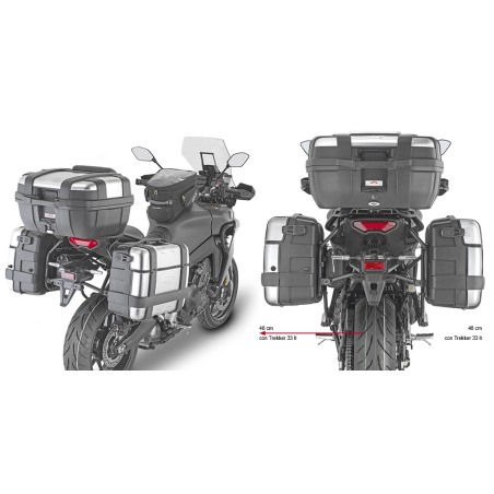 Kappa KLO2159MK Telai portavaligie Monokey per Yamaha Tracer 9 dal 2021