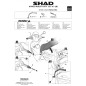 Shad Locks K0GL10SC Kit montaggio antifurto da manubrio Kymco Agility City 125 2016-21