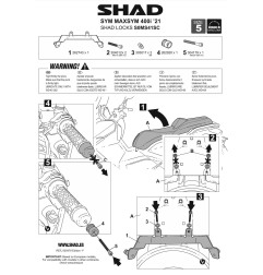 Shad Locks S0MS41SC Antifurto da manubrio SYM Maxsym 400 2021