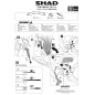 Shad Locks S0FD11SC Antifurto da manubrio SYM Fiddle 125 2021