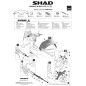 Shad Locks Y0NM11SC Kit antifurto da manubrio Yamaha N-Max 2021