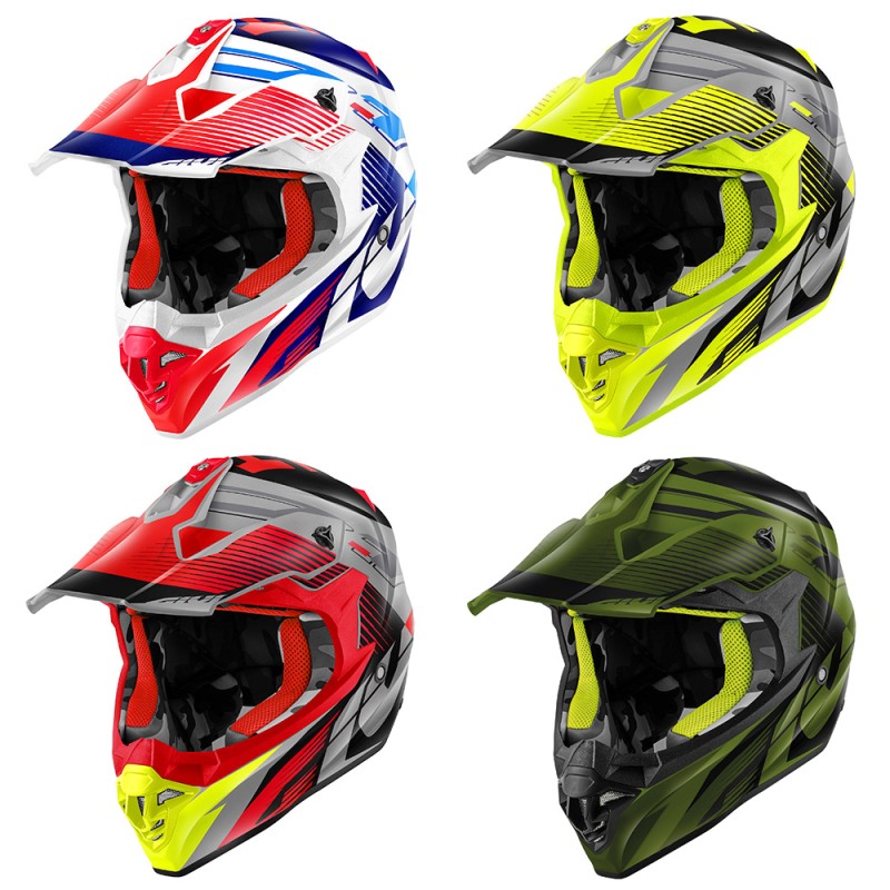 Casco moto integrale Cross Enduro Givi 60.1 Fresh Omologazione ECE6