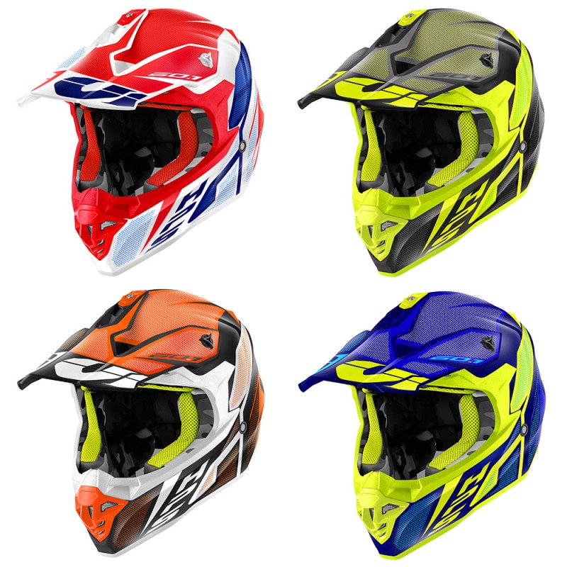 Casco moto integrale Cross Enduro Givi 60.1 Invert Omologazione ECE6