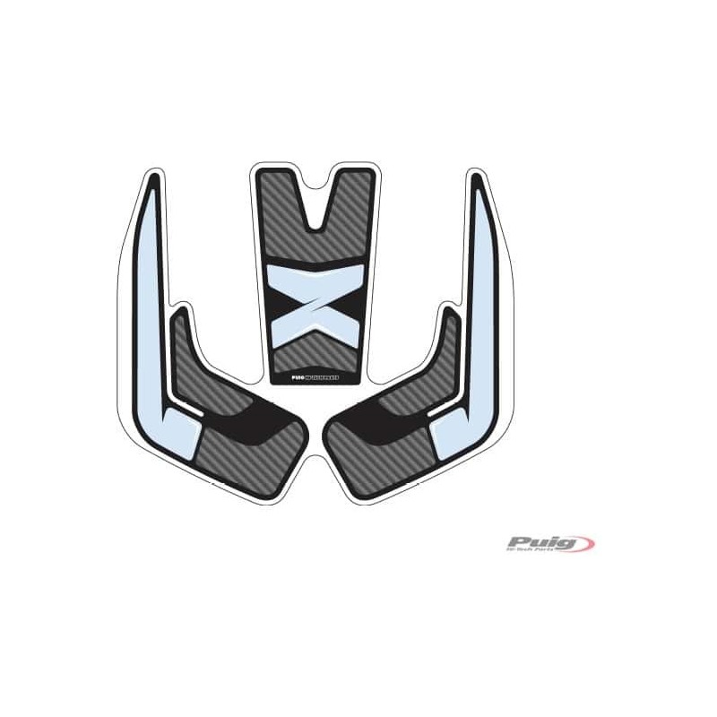 Adesivi Protezione Serbatoio Moto - Modello Tire Nero - Per Evitare Graffi E Migliorare La Presa - Foto 8