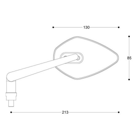 Barracuda N2000-SX Coppia specchietti Skin-X B-Lux