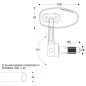 Barracuda N2000-SRB Coppia specchietti Skin-R Bar End B-Lux