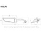 Rizoma BSS040A Specchietti retrovisori grigi  Stealth Ducati Panigale V2 e V4 dal 2020
