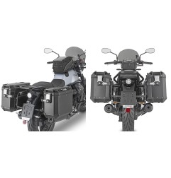 Givi PLO8206CAM Portavaligie laterale Ca-Side per Moto Guzzi V7 Stone 2021